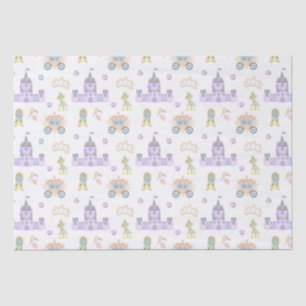 Papier Mousseline Princesse Baby shower Motif