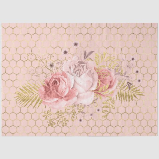 Papier Mousseline Princesse Bee Série Design 49 (Recto)