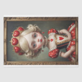 Papier Mousseline Princesse de coeur lunatique - Découpage - (Recto)