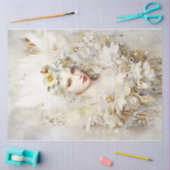 Papier Mousseline Princesse des neiges (Artisanat)