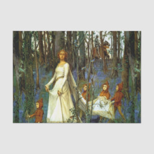 PAPIER MOUSSELINE PRINCESSE DWARVES KNIGHT FAIRYTALE FANTASY DE