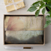 Papier Mousseline Princesse Elizabeth avec Fleurs et Papillon (Cadeau)