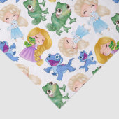 Papier Mousseline Princesse et Animaux de Compagnie (Détail)