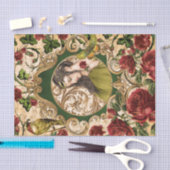 Papier Mousseline Princesse rose (Artisanat)