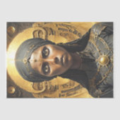 Papier Mousseline princesse touareg noire (Recto)