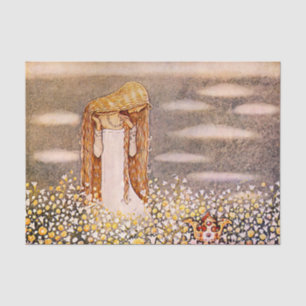 Papier Mousseline “Princesse Tuvstarr” aquarelle de John Bauer