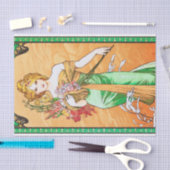 Papier Mousseline Printemps, Alphonse Mucha (Artisanat)