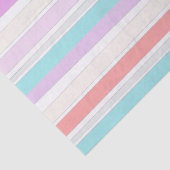 Papier Mousseline Printemps couleurs d'été en rayures (Détail)