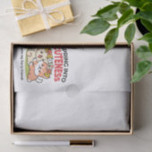 Papier Mousseline Printemps dans la laideur - Illustration de chien (Cadeau)