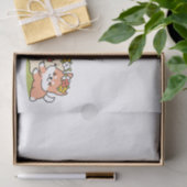 Papier Mousseline Printemps dans la laideur - Illustration de chien  (Cadeau)