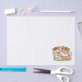 Papier Mousseline Printemps dans la laideur - Illustration de chien  (Artisanat)