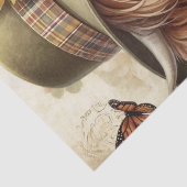 Papier Mousseline Printemps de la vache des Highlands (Détail)