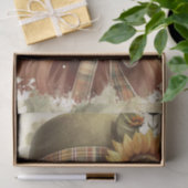 Papier Mousseline Printemps de la vache des Highlands (Cadeau)