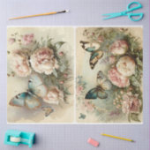 Papier Mousseline Printemps de Shabby (Artisanat)