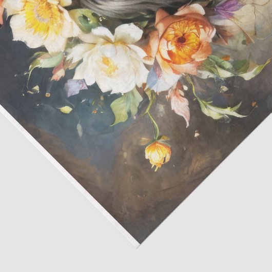 Papier Mousseline Printemps et joie à venir (Détail)