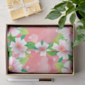 Papier Mousseline Printemps Floral Design Series 19 (Cadeau)