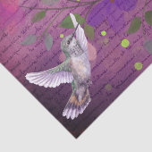 Papier Mousseline Printemps Hummingbird decoupage (Détail)