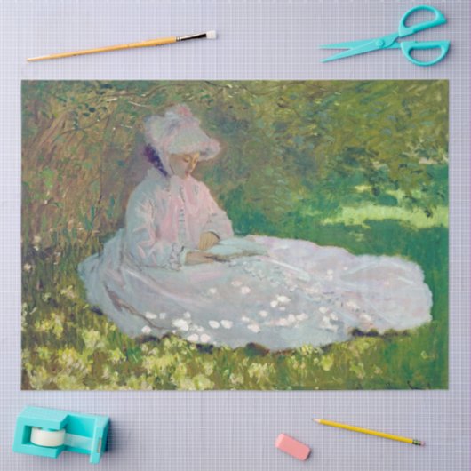 Papier Mousseline Printemps, Monet (Artisanat)