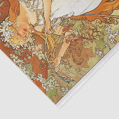 Papier Mousseline Printemps par Alphonse Mucha (Détail)