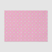 Papier Mousseline Printemps Pastel Motif rose vert jaune doux (Recto)