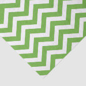 Papier Mousseline Printemps vert et blanc Chevron Mariage Anniversai (Détail)
