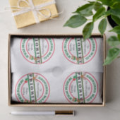 Papier Mousseline Priorité Courrier Reindee De Père Noël Nom (Cadeau)