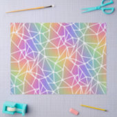 Papier Mousseline prism synapse net - rainbow web : (Artisanat)