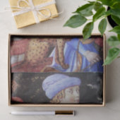 Papier Mousseline Procession de Magus Melchior, Cheval, Chat sauvage (Cadeau)