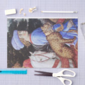 Papier Mousseline Procession de Magus Melchior, Cheval, Chat sauvage (Artisanat)