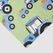 Papier Mousseline Production de Camion Blue Tracteur (Détail)