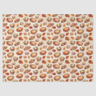 Papier Mousseline Produits de boulangerie d'automne