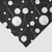 Papier Mousseline Professeur de musique de Banjo (Détail)