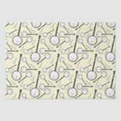 Papier Mousseline Professeur de musique de Banjo (Recto)