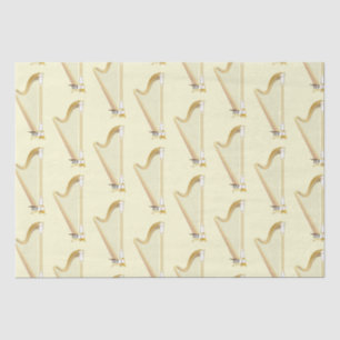 Papier Mousseline Professeur de musique musicale de Harp