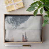 Papier Mousseline Profil de cerf à double exposition de découpage (Cadeau)