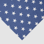 Papier Mousseline Profil sous convention astérisque bleu et blanc (Détail)