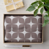 Papier Mousseline Profonde Bourgogne Mi-Siècle Moderne Elégant Boho (Cadeau)