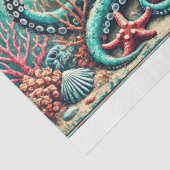 Papier Mousseline Profondeurs cool : Le Découpage élégant de la pieu (Détail)