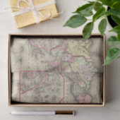 Papier Mousseline Proj 2 de Mercator du monde (Cadeau)