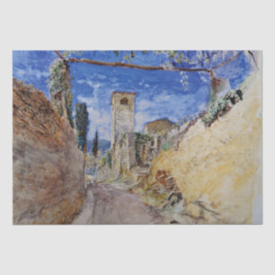 Papier Mousseline Promenade des vignes italiennes à Lucca