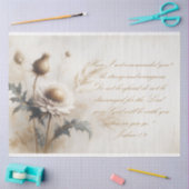 Papier Mousseline Promesses d'écriture Josh 1:9 Découpage (Artisanat)