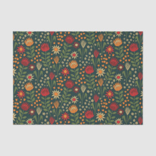 Papier Mousseline Protea Floral Block Imprimer Millefleur darnes