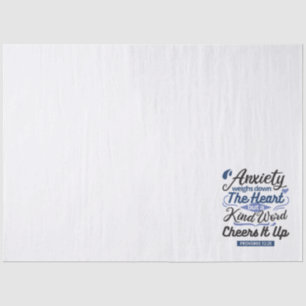 Papier Mousseline Proverbes 12:25 Verset de la Bible – Art de mots g