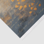 Papier Mousseline Psaume 27:4 Pavot Ginkgo Découpage Papier Tissu (Détail)