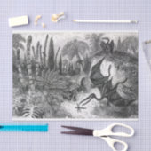 Papier Mousseline Pterodactyles jurassiques (Artisanat)