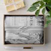 Papier Mousseline Publicité de mode française Lady Frame Découpage (Cadeau)