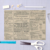 Papier Mousseline Publicité vintage (Artisanat)