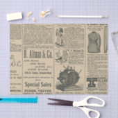 Papier Mousseline Publicité vintage (Artisanat)