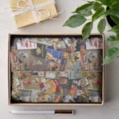 Papier Mousseline Publicité vintage (Cadeau)