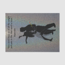 Puissance du papier de tissus d'amour